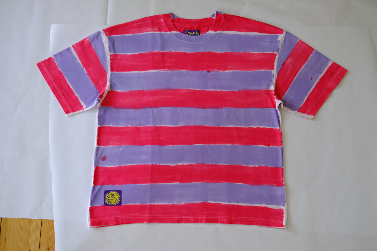 Fuschia & Purple Stripes