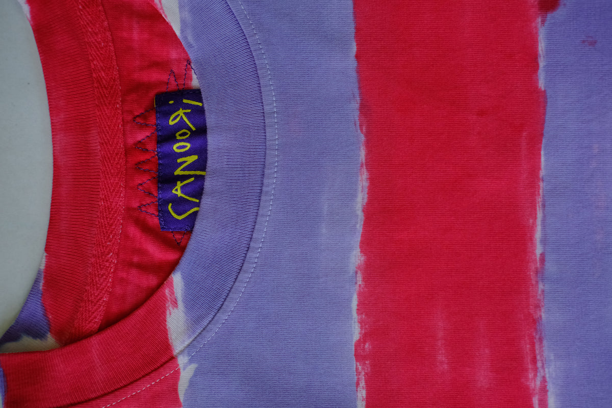 Fuschia & Purple Stripes