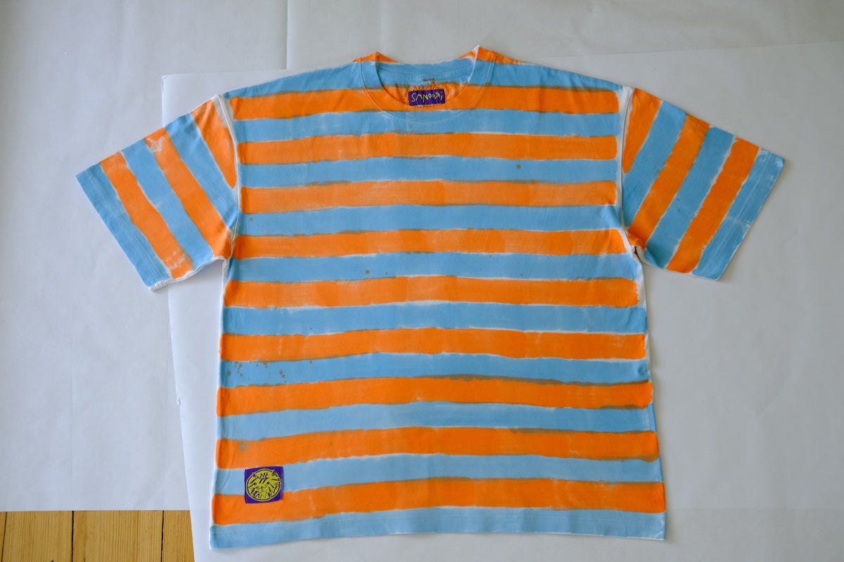 Orange & Blue Stripes