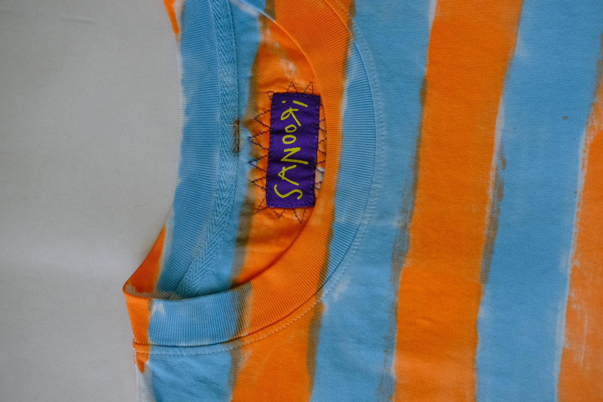 Orange & Blue Stripes